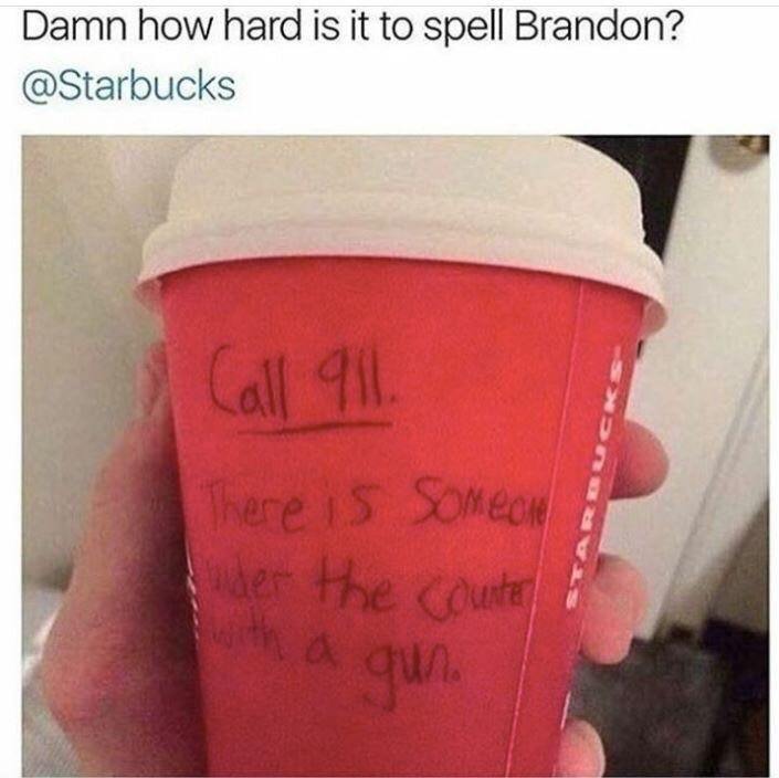 Brandon - Starbucks, 911