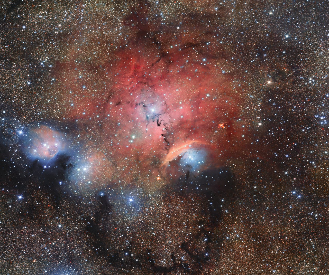 Great shot of the star nursery Sharpless 29 - Space, , Omegacam, , Longpost