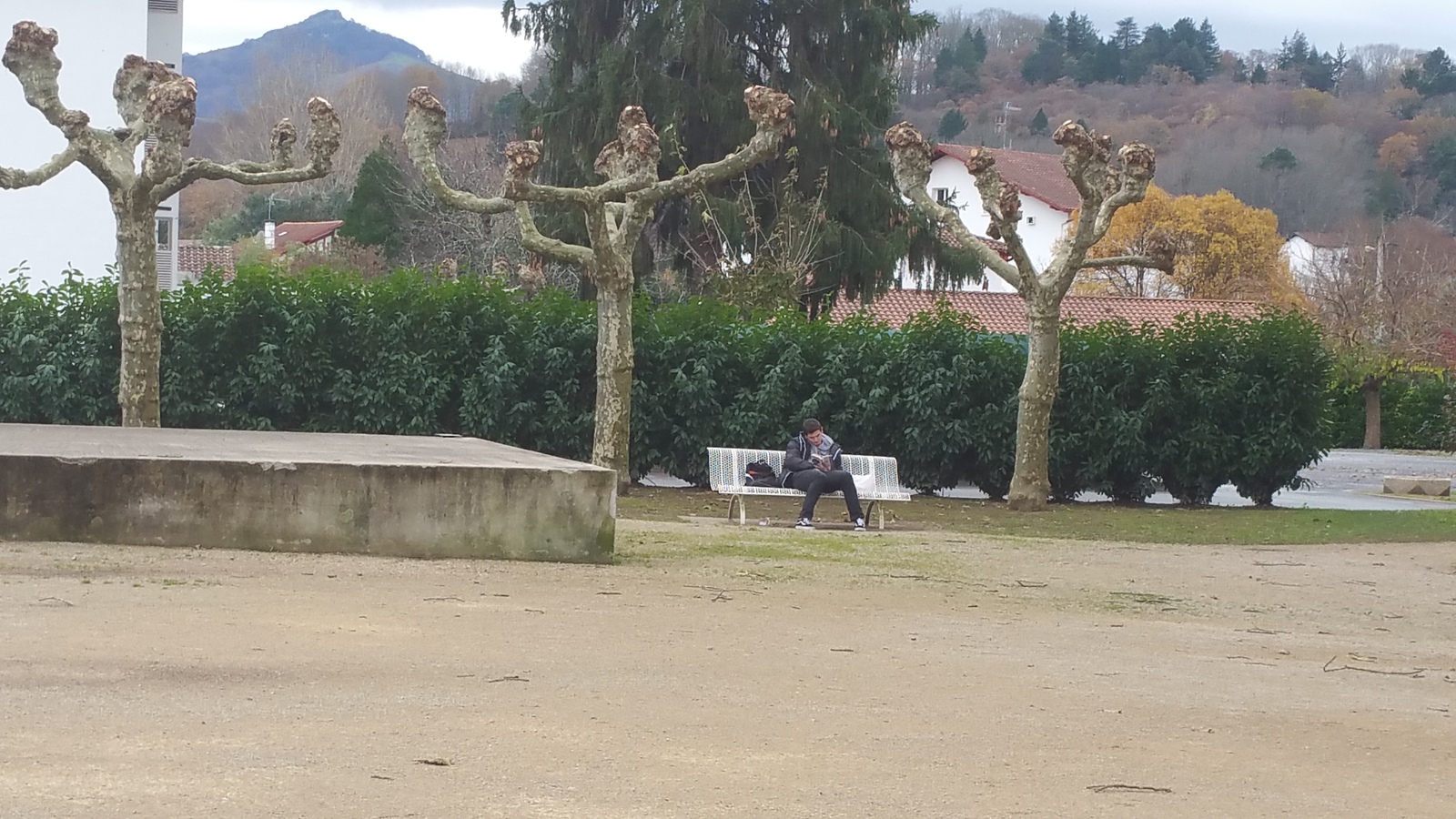 Basque village - My, France, Basques, My, Longpost, Travels