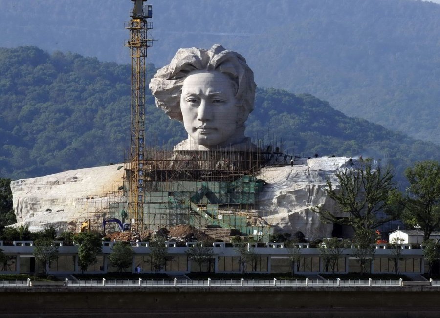 В Китае построили огромную голову Мао Дзэдуна сделано, который, Цзэдуна, только, сообщества, провинции, также, памятника, строительство, пишите, Аслану, shaueyyandexru, лучший, сделаем, самый, нашим, репортаж, увидят, читатели, читателям