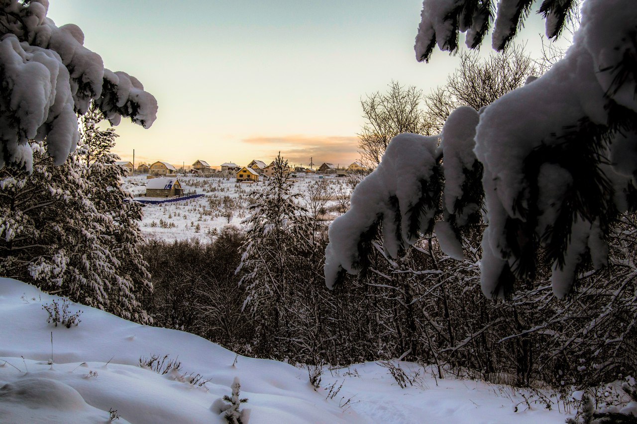 Surroundings of the city of Yuryuzan. - Yuryuzan, Nature, Winter, The photo, Longpost