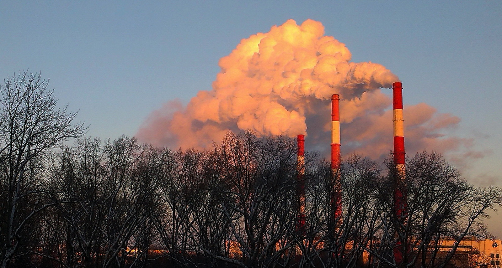 Industrial landscape of Inorsa (Ufa). - My, , CHP, , Winter, Longpost, Smoke