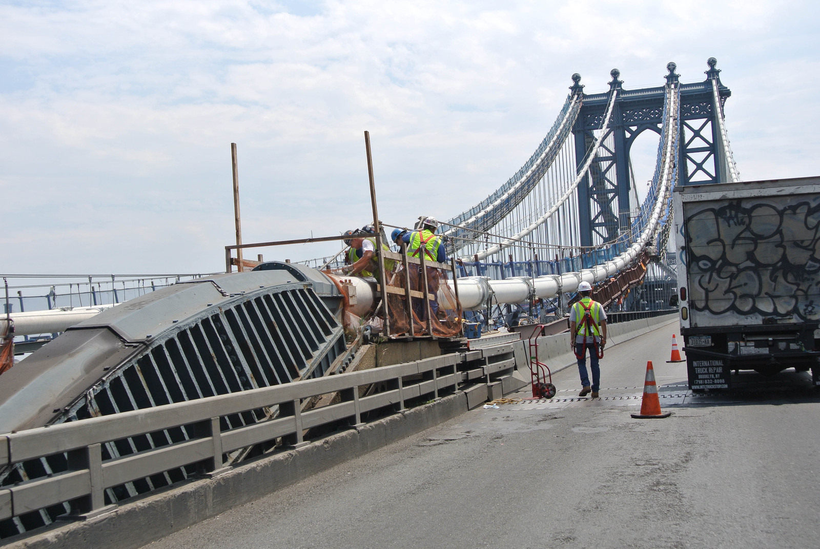 Manhattan bridge - Manhattan bridge, Longpost, Manhattan, Video, New York, New York, , Manhattan