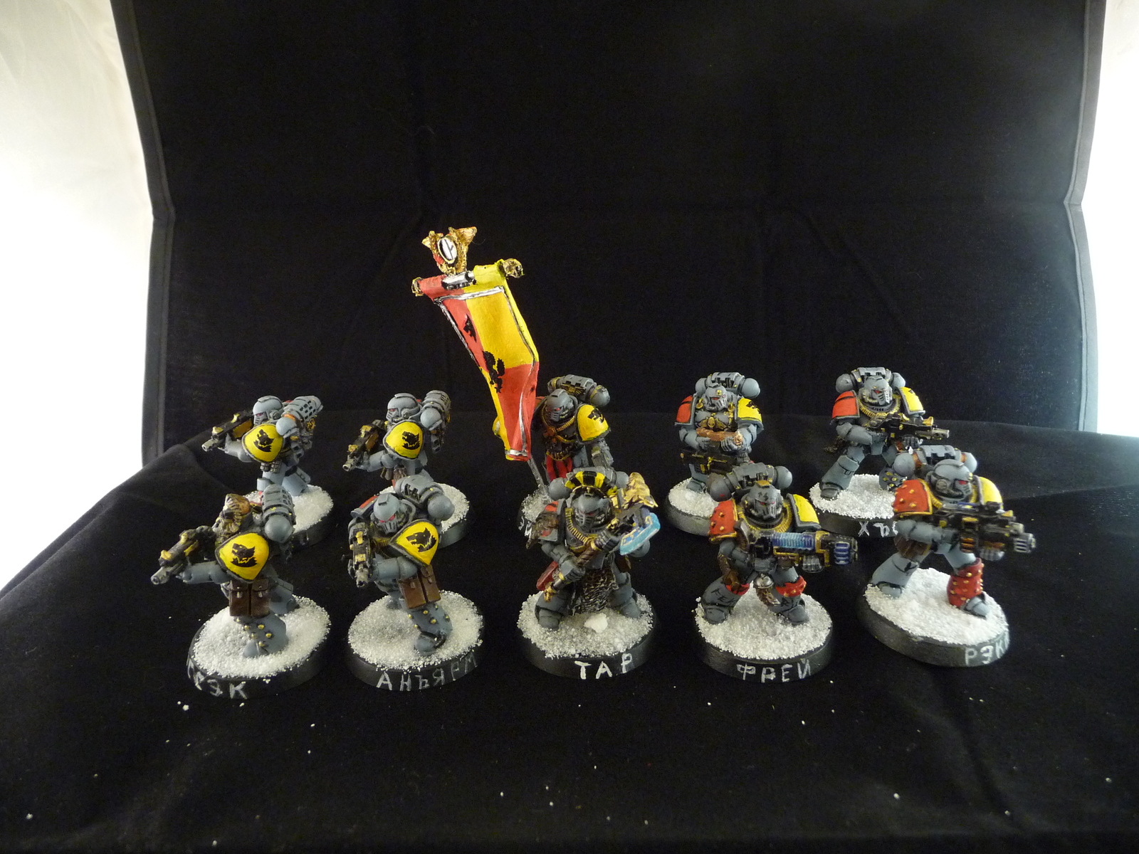 Space Wolves. - My, Warhammer 40k, Wh miniatures, Space wolves, Dreadnought, Longpost