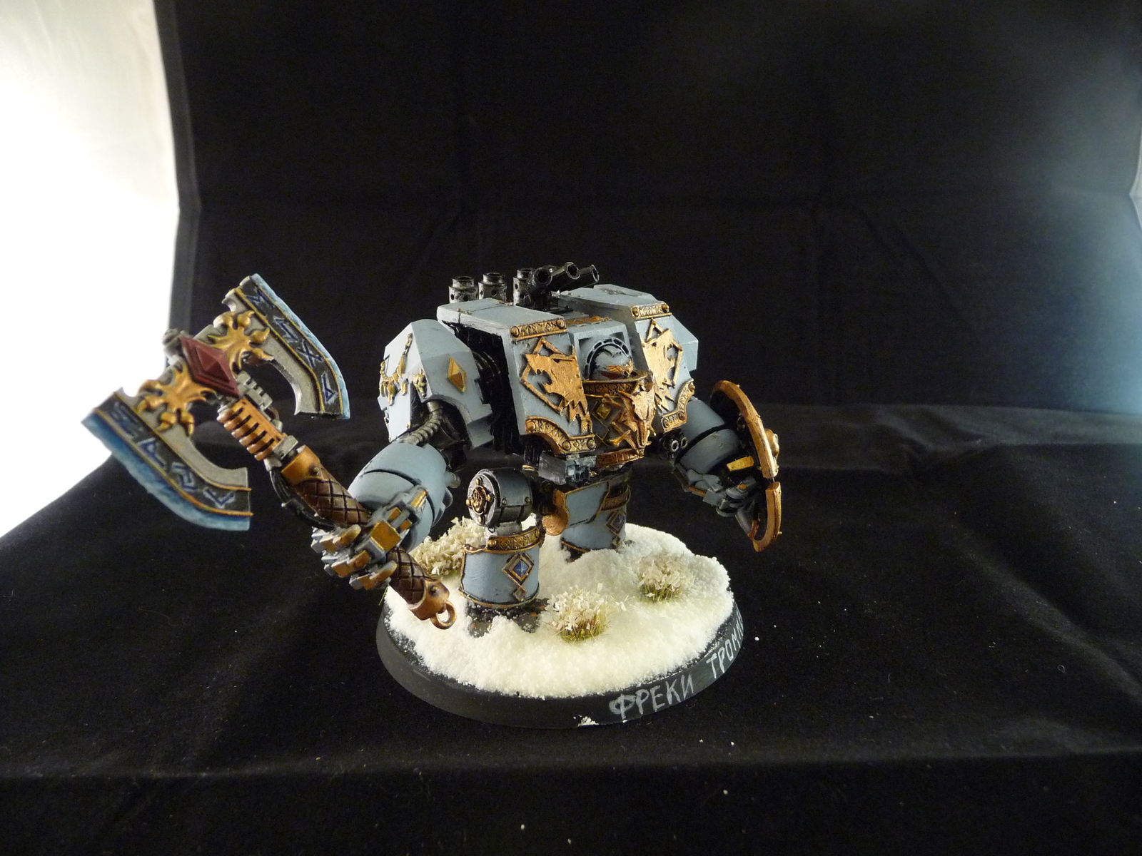 Space Wolves. - My, Warhammer 40k, Wh miniatures, Space wolves, Dreadnought, Longpost