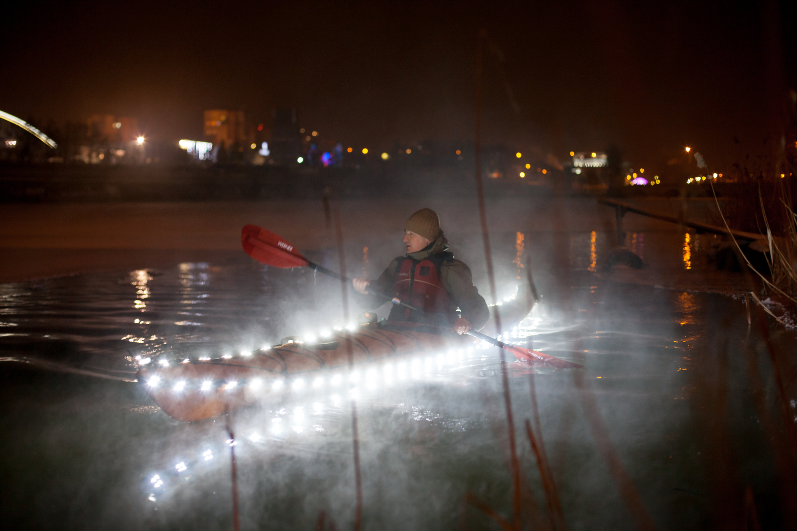 When the kayaker got bored in winter - My, , Kayak, Chelyabinsk, , Southern Urals, Kayaking, Miass River, Longpost