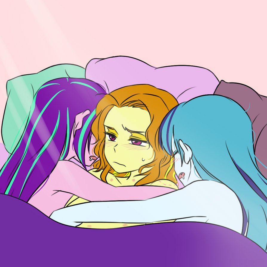 И так каждое утро - My Little Pony, Equestria Girls, MLP Edge, Sonata Dusk, Aria Blaze, Adagio Dazzle, MLP Lesbian