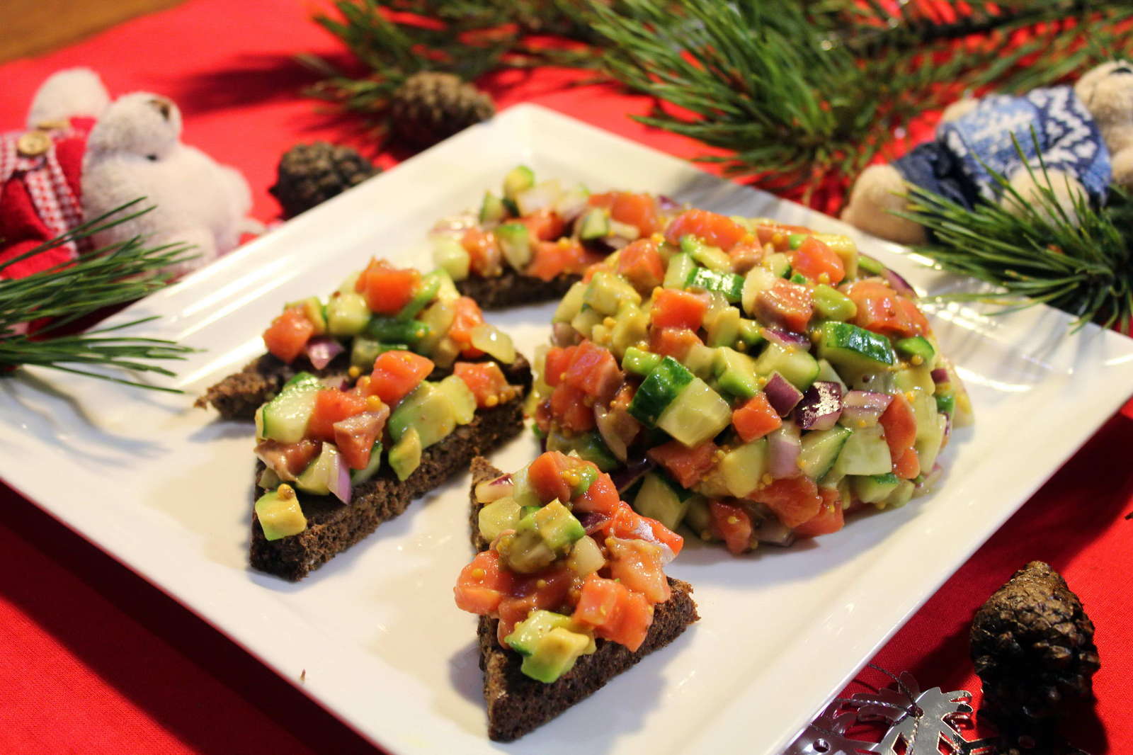 Appetizer a la salmon tartar - My, Tartarus, Salmon, Red Fish, Snack, New Year's table, New Year, Food, Recipe, Video, Longpost, Festive table