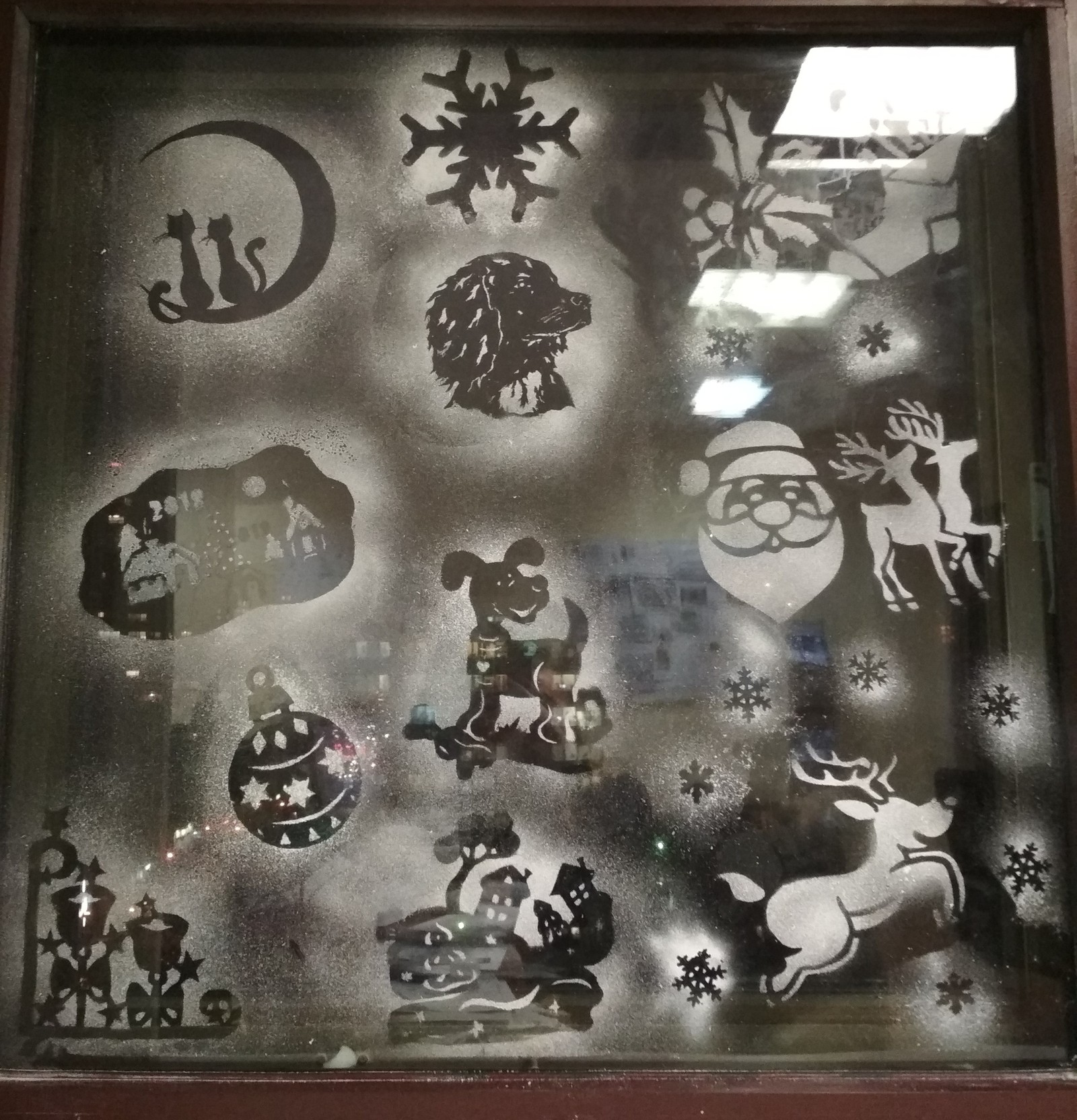 How do you decorate windows? - My, New Year, Drawing, Longpost