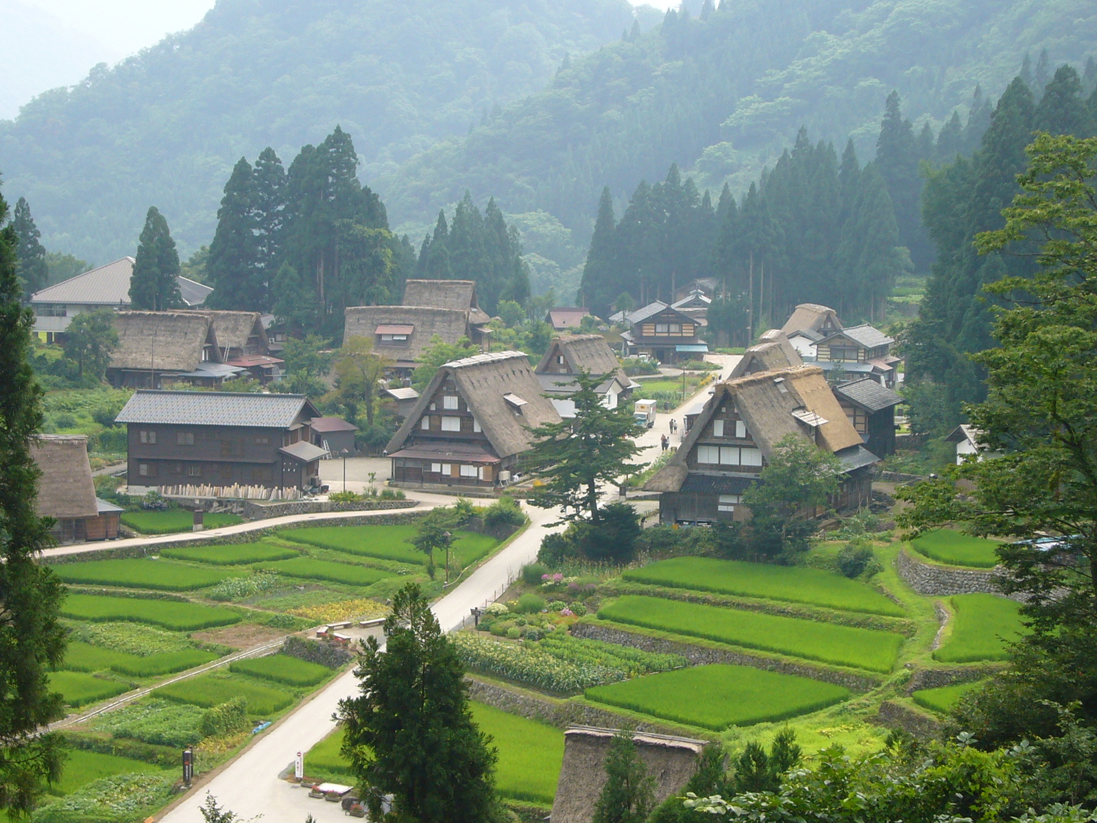 деревни в японии