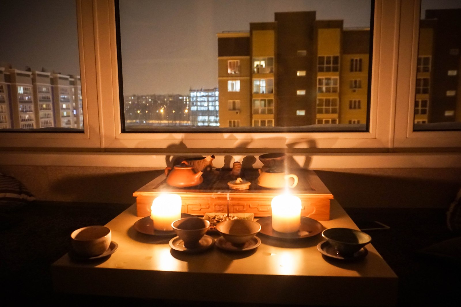 Winter evening - My, Chinese tea, Kazan, Winter, Cosiness, Longpost