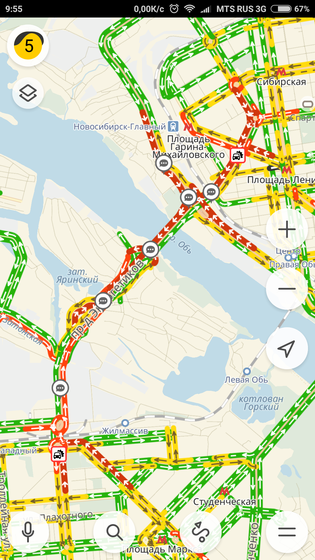 Housing problem - Freebie, Yandex maps, Comments, Traffic jams, Novosibirsk, Longpost