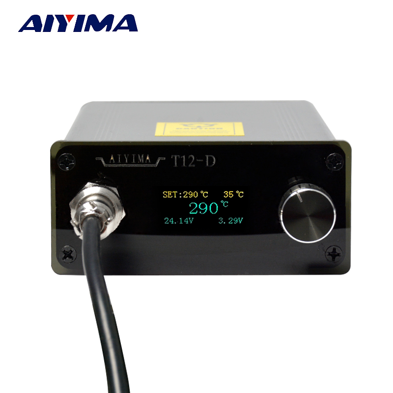 Hakko T12 Soldering Station with OLED Screen (Aiyima) - My, Hakko T12, T12, Longpost, Soldering iron