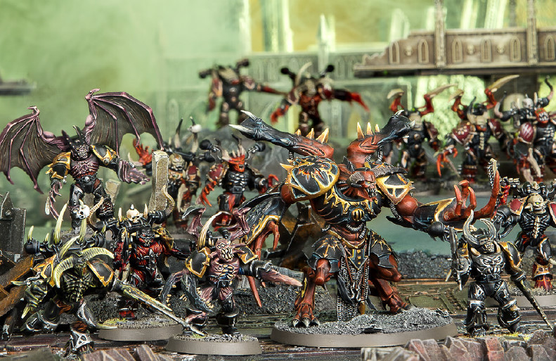 FOR CHAOS!!! - Warhammer 40k, Wh miniatures, Modeling, Chaos, Longpost