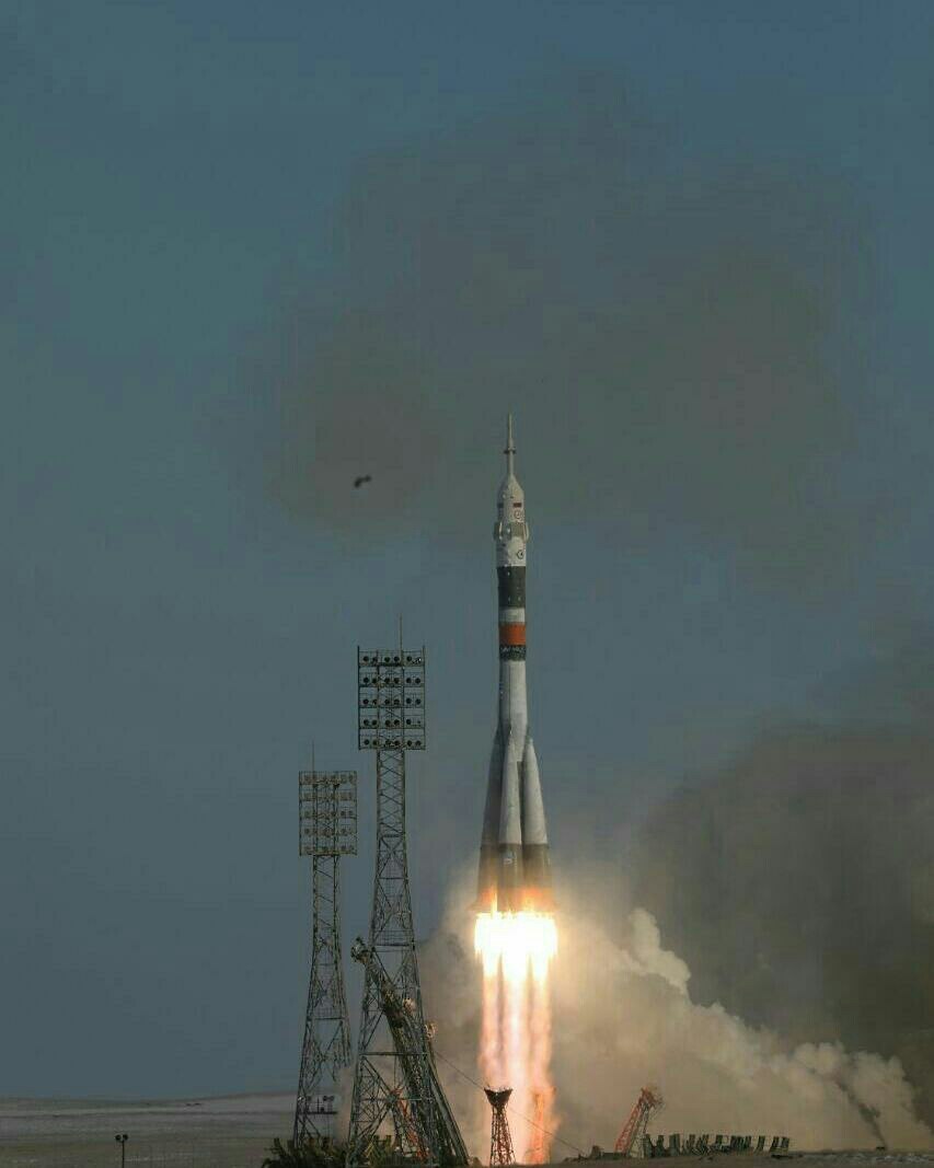 From Baikonur: the rocket is launched! - The photo, Baikonur, Running, Rocket, Space, Longpost