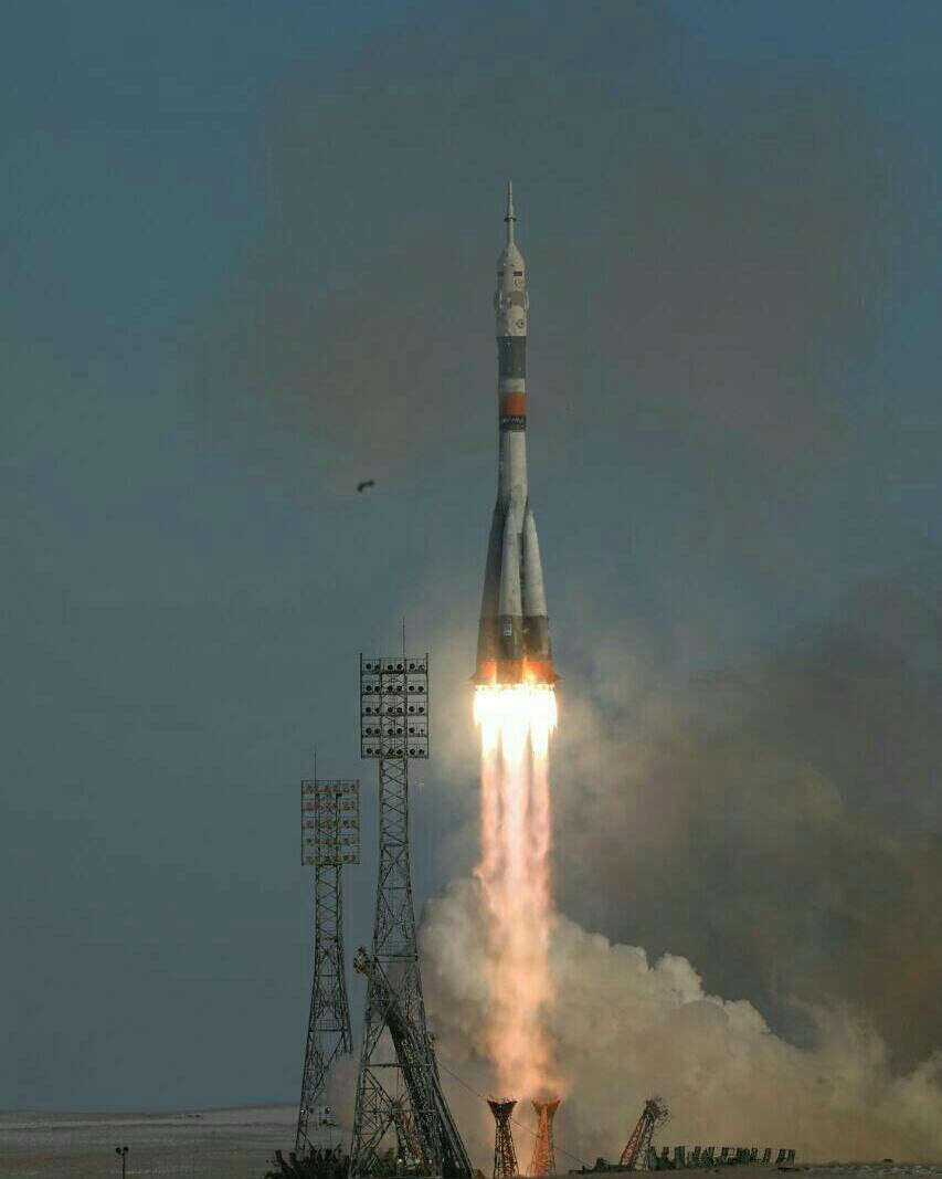 From Baikonur: the rocket is launched! - The photo, Baikonur, Running, Rocket, Space, Longpost