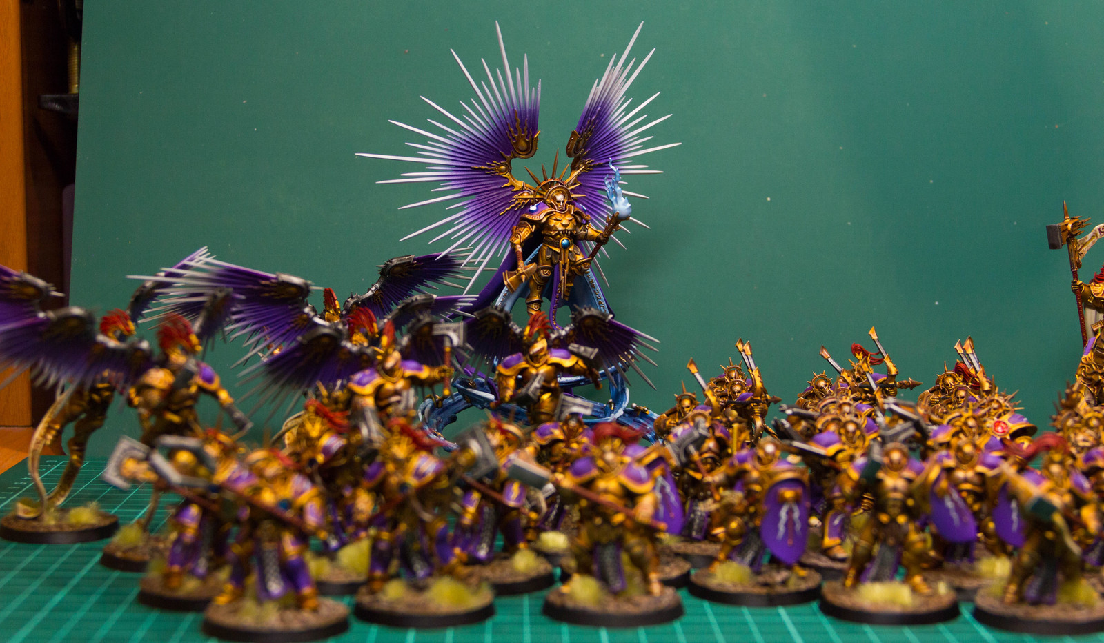 My army Stormcast Eternals from Warhammer Age of Sigmar - My, Warhammer: age of sigmar, Stormcast Eternals, Modeling, Hobby, Warhammer, Stand modeling, Painting miniatures, Longpost