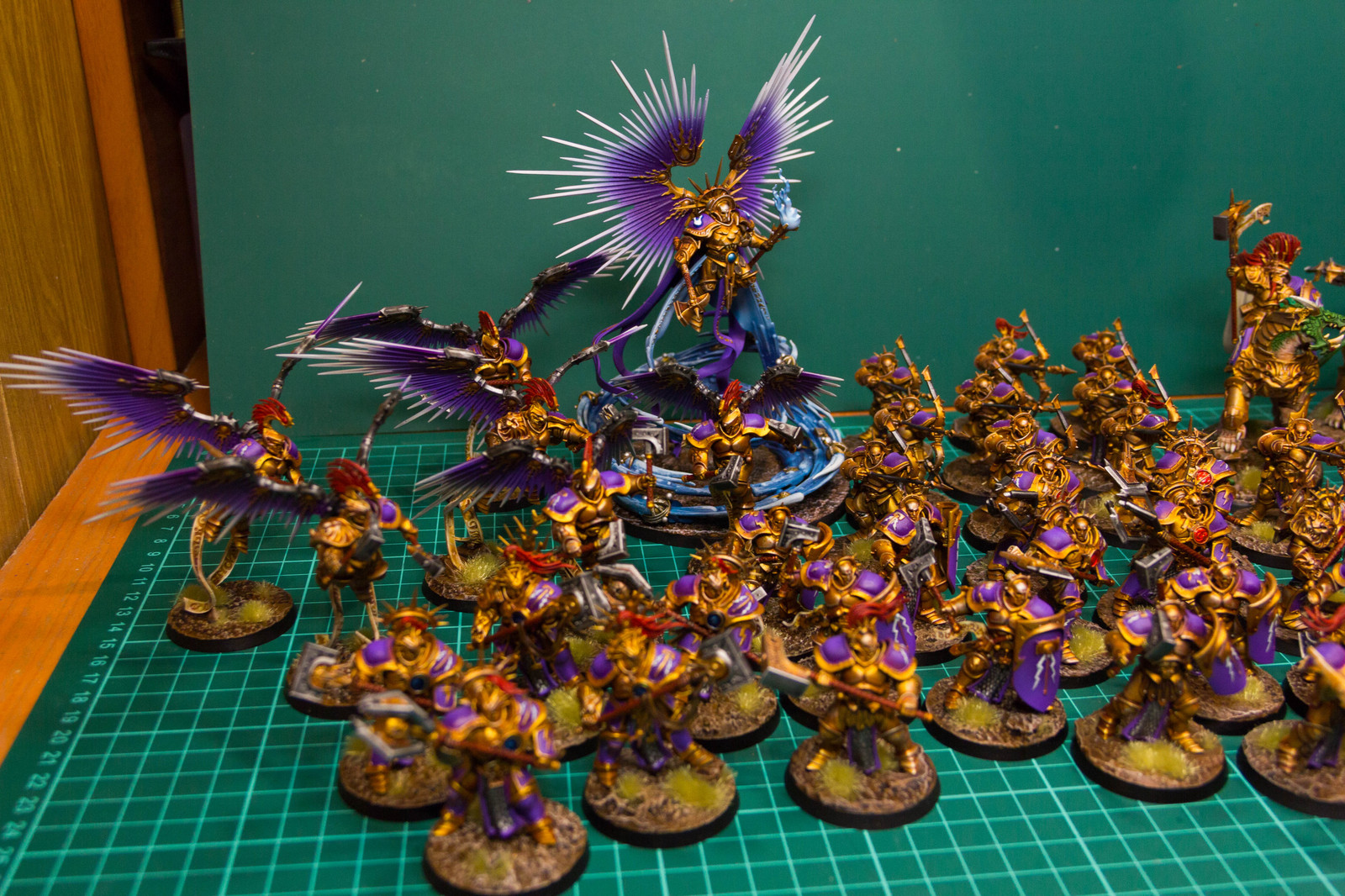 My army Stormcast Eternals from Warhammer Age of Sigmar - My, Warhammer: age of sigmar, Stormcast Eternals, Modeling, Hobby, Warhammer, Stand modeling, Painting miniatures, Longpost