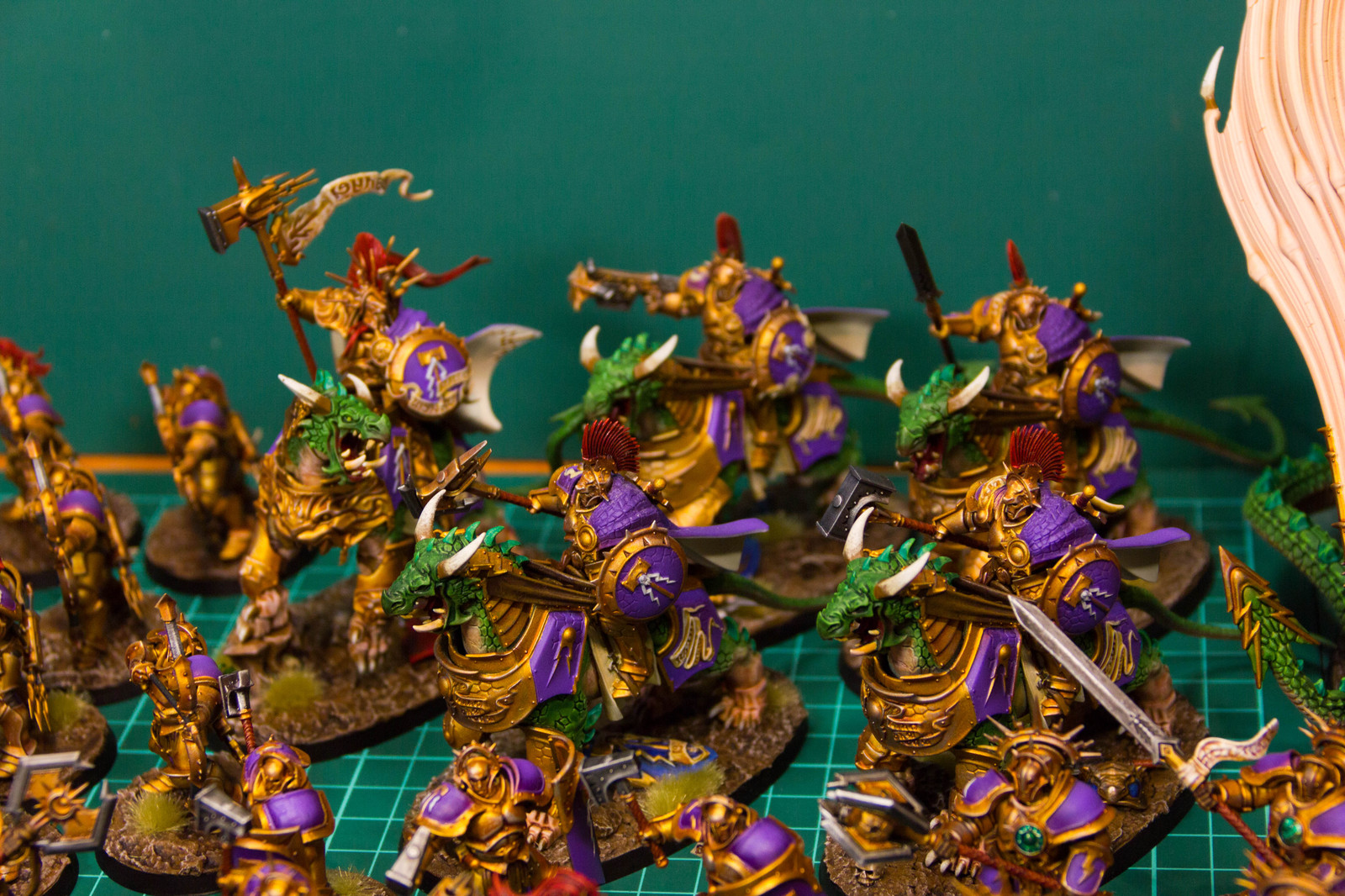 My army Stormcast Eternals from Warhammer Age of Sigmar - My, Warhammer: age of sigmar, Stormcast Eternals, Modeling, Hobby, Warhammer, Stand modeling, Painting miniatures, Longpost