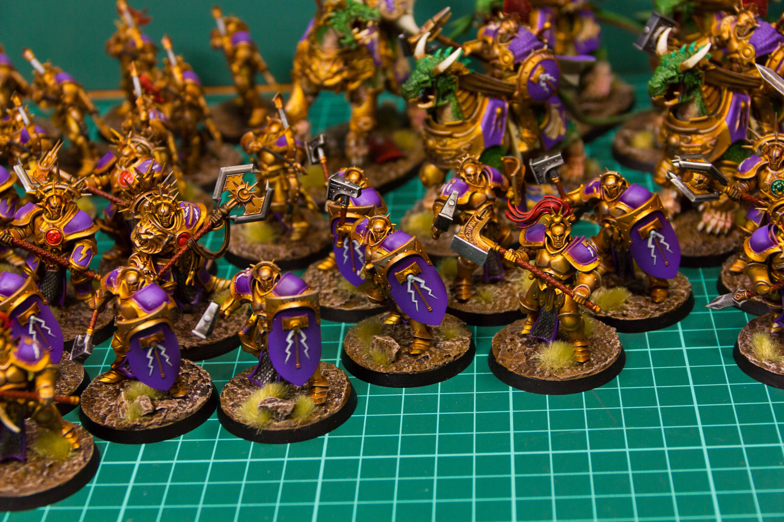 My army Stormcast Eternals from Warhammer Age of Sigmar - My, Warhammer: age of sigmar, Stormcast Eternals, Modeling, Hobby, Warhammer, Stand modeling, Painting miniatures, Longpost