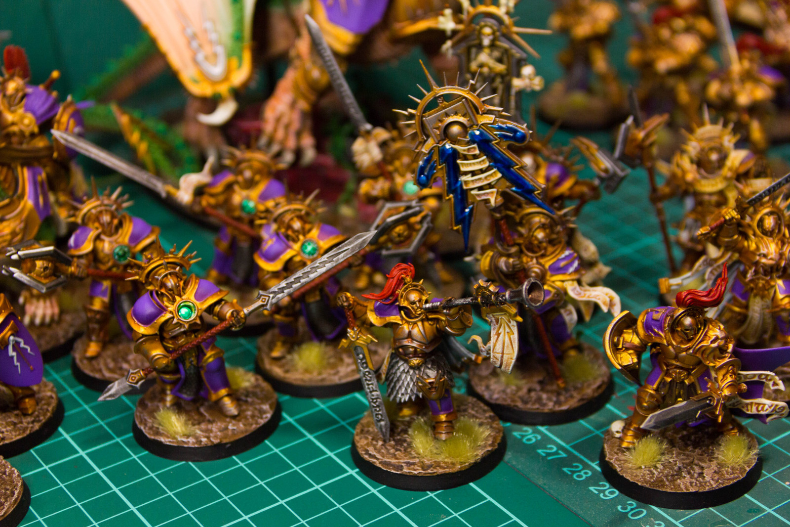 My army Stormcast Eternals from Warhammer Age of Sigmar - My, Warhammer: age of sigmar, Stormcast Eternals, Modeling, Hobby, Warhammer, Stand modeling, Painting miniatures, Longpost