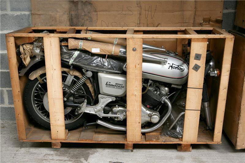 Cool find: a batch of new British motorcycles from the 70s in boxes - Moto, Motorcycles, Time capsule, Longpost