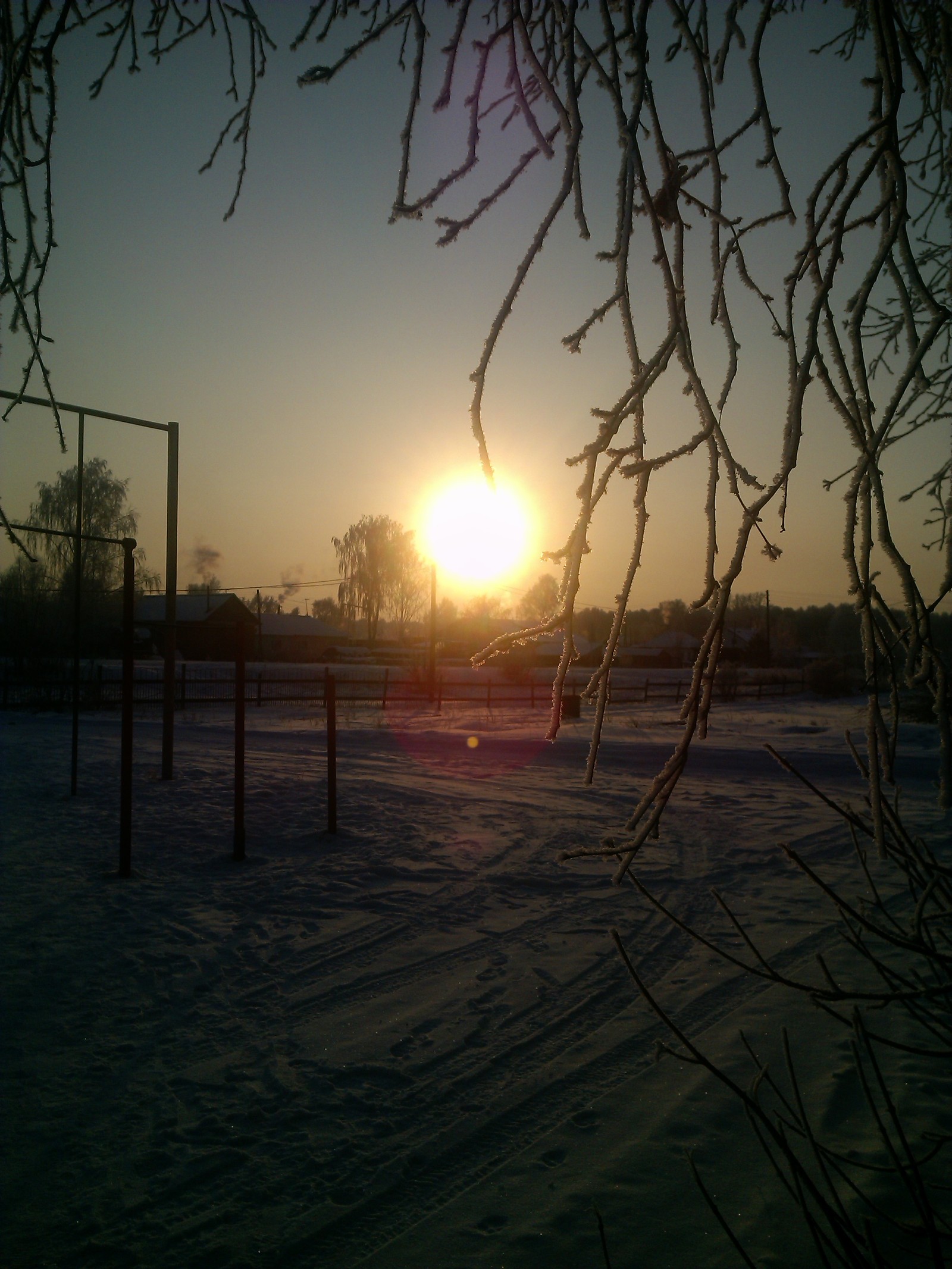 My first post - My, The photo, Winter, beauty of nature, Sky, Longpost