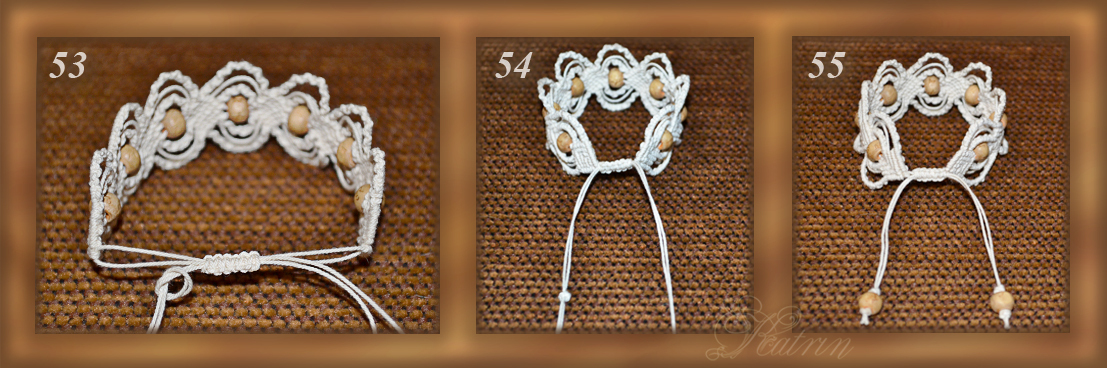 Master class Macrame Lesson 3. - My, Master Class, Macrame, A bracelet, Beads, Scheme, Needlework with process, Longpost