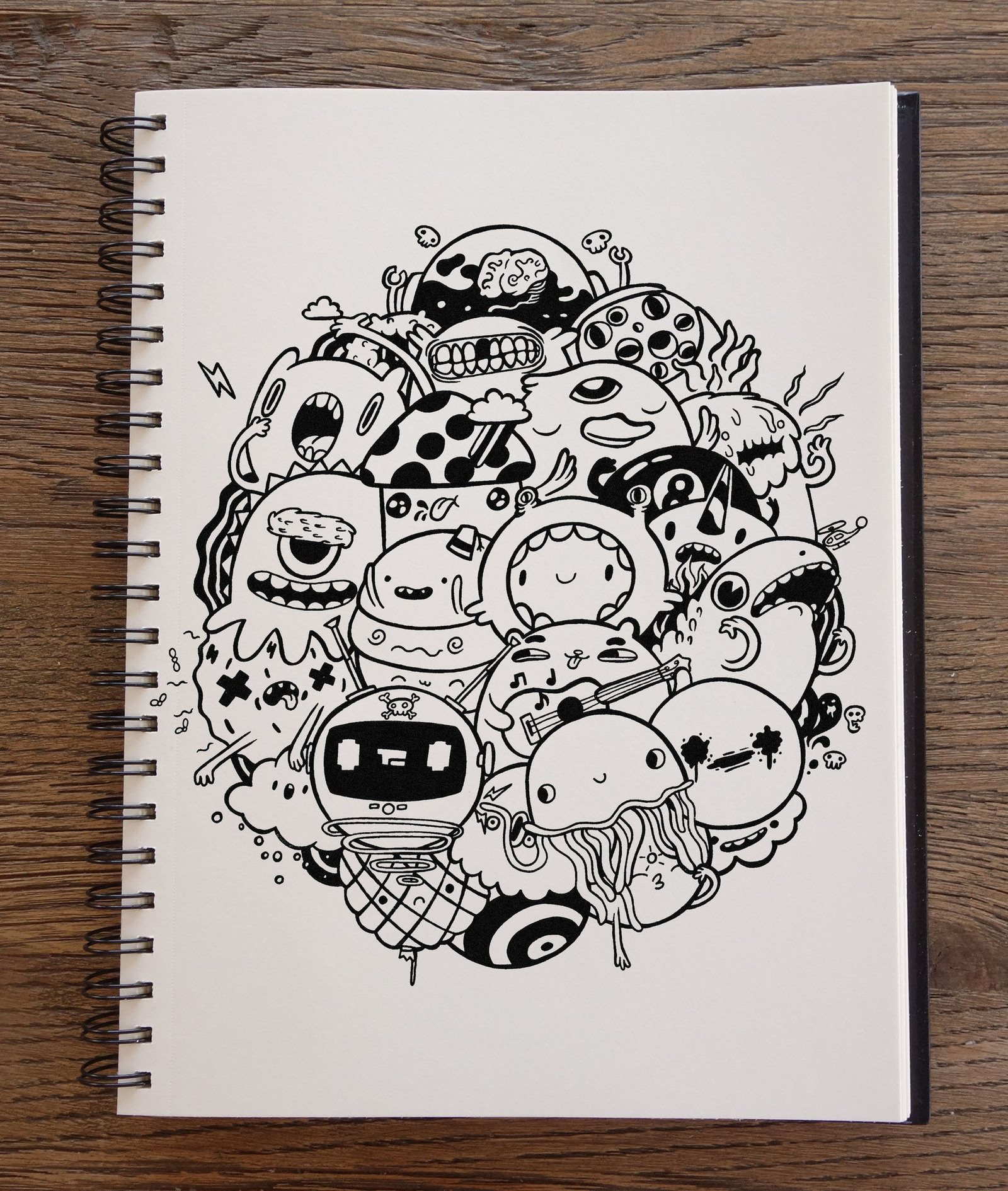 My art. - My, My, Art, Doodle, Drawing, Video, Education, , Longpost