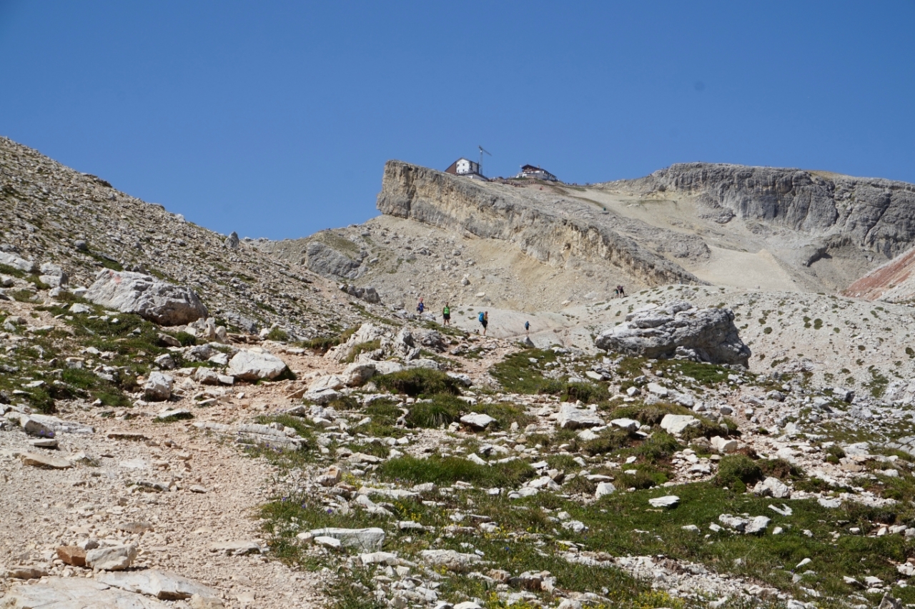 День восьмой Rifugio Averau - Riffugio Lagazuoi - Моё, Италия, Длиннопост, Альпы, Доломиты, Поход, Altaviauno