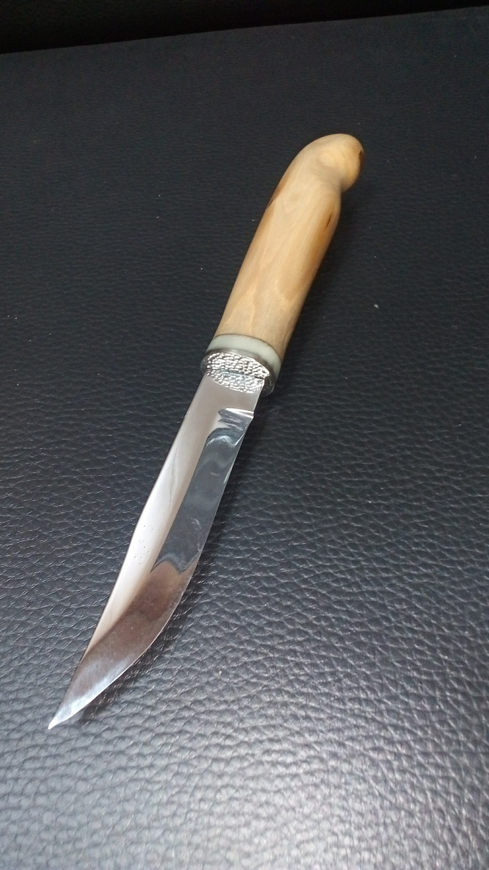 The second knife from the planer. - My, Knife, Finn, Rukozhop, Homemade knife, Longpost