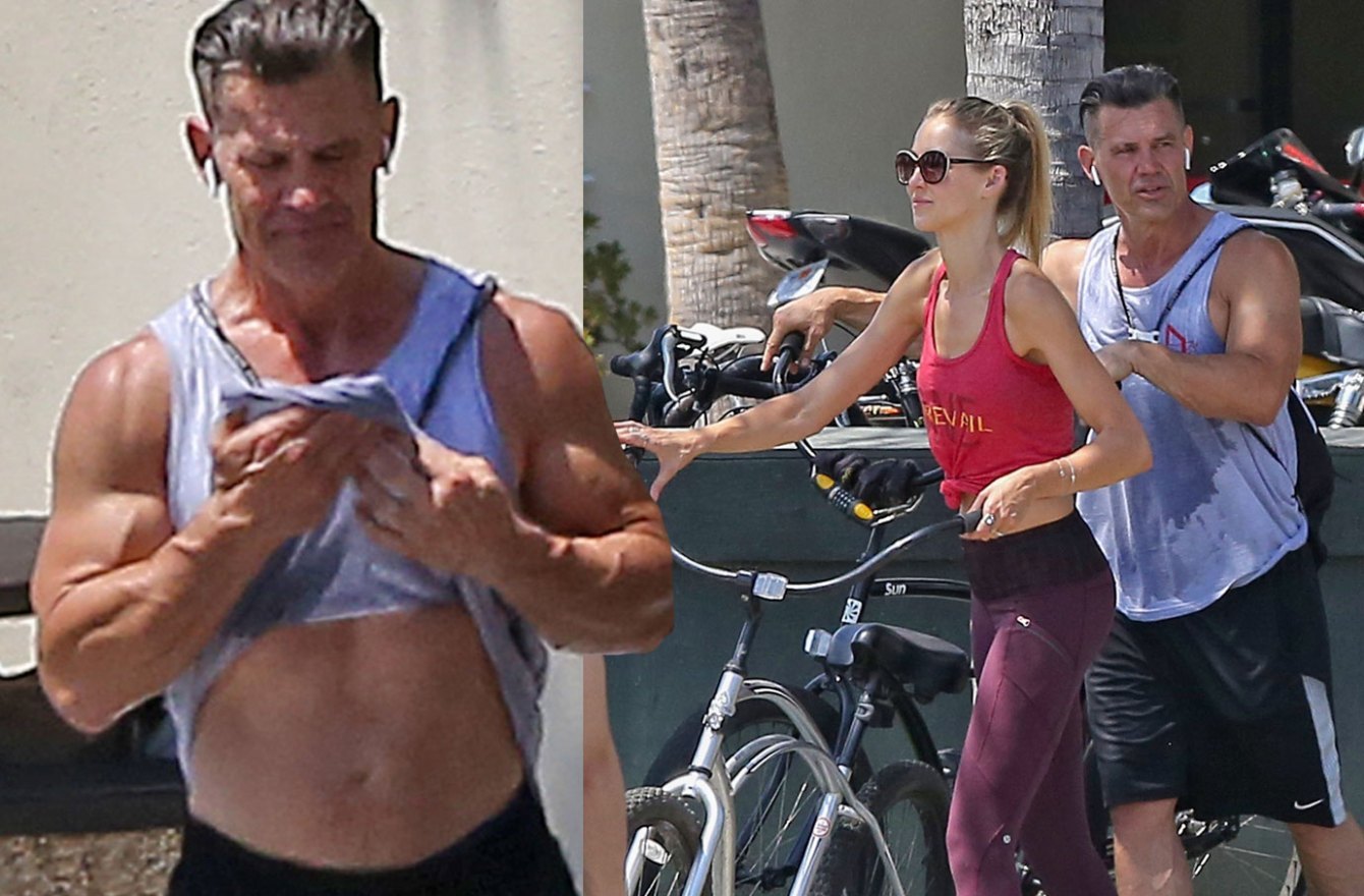 Actor Josh Brolin Gets in Shape to Play Cable in Deadpool 2 - Actors and actresses, Workout, Josh Brolin, Ryan Reynolds, Cinema, Comics, Cable, Deadpool, Longpost