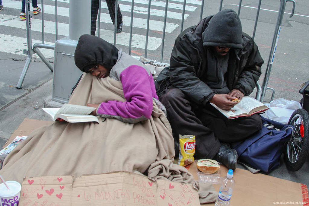 How New York is trying to solve the problem with the homeless - New York, Bum, , Longpost