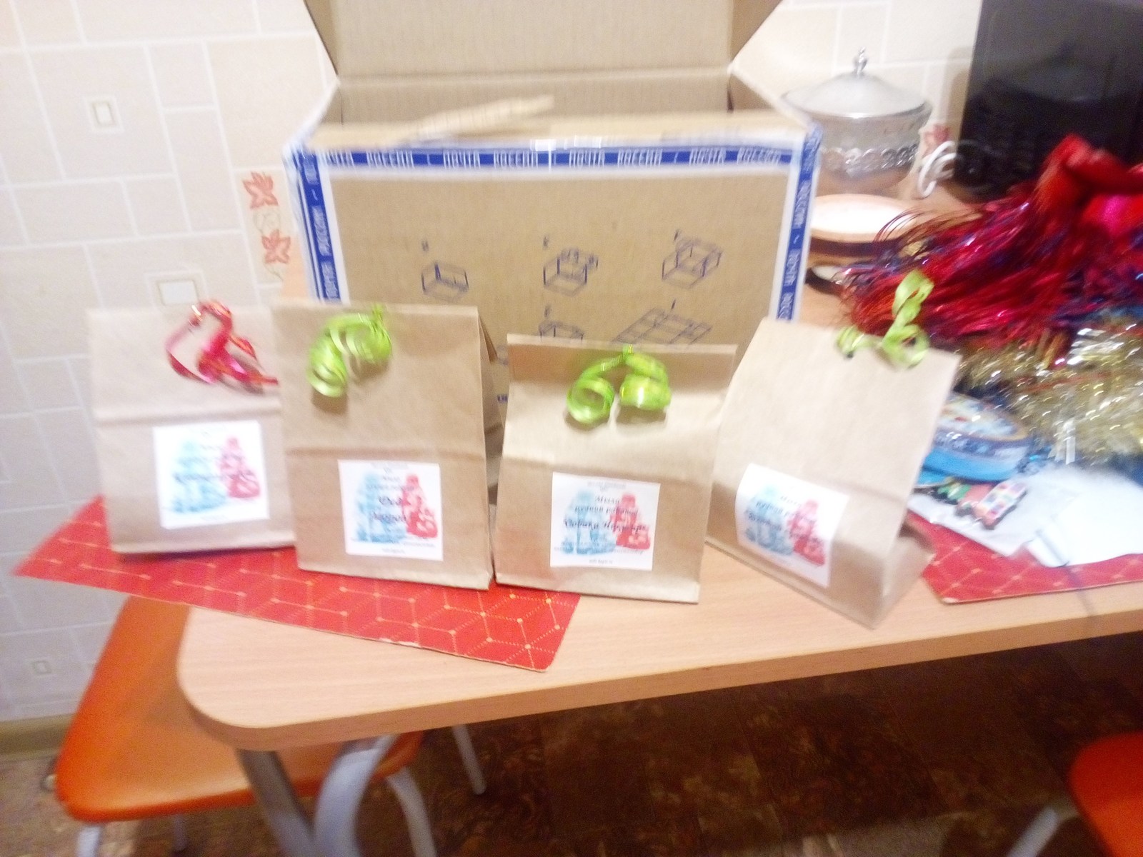 Gift exchange Moscow-Kostroma - My, Gift exchange, Longpost, New Year, Moscow, Kostroma, Tag