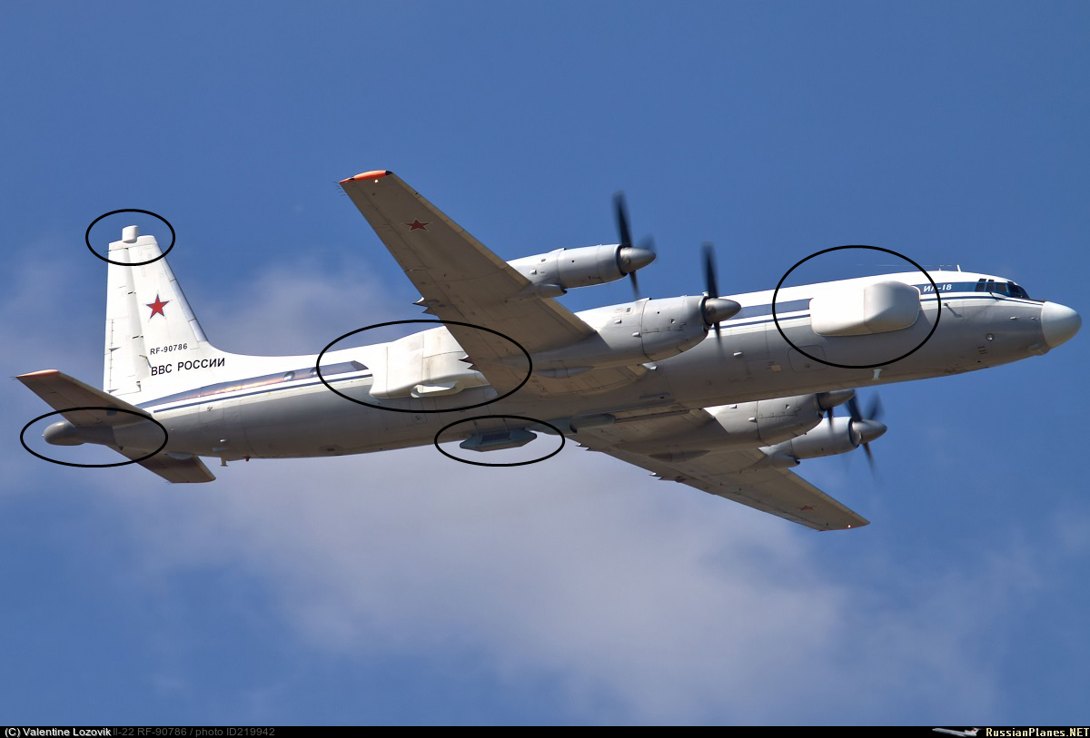 Visual differences between aircraft of the IL-18 family - My, IL-18, IL-20, IL-2, IL-38, Aviation, The photo, Longpost, Identification