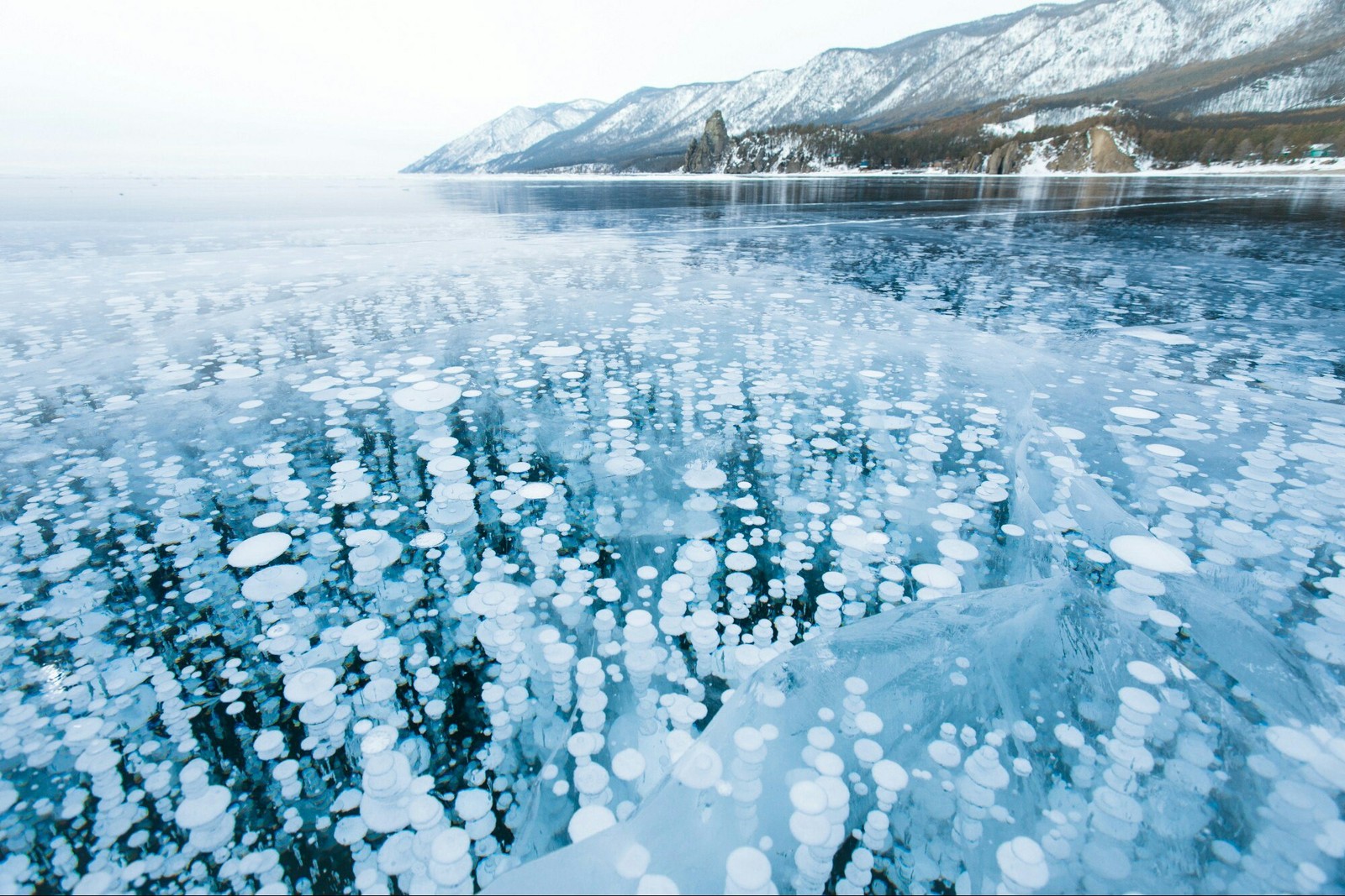 Frozen ice of Baikal - Baikal, Ice, beauty