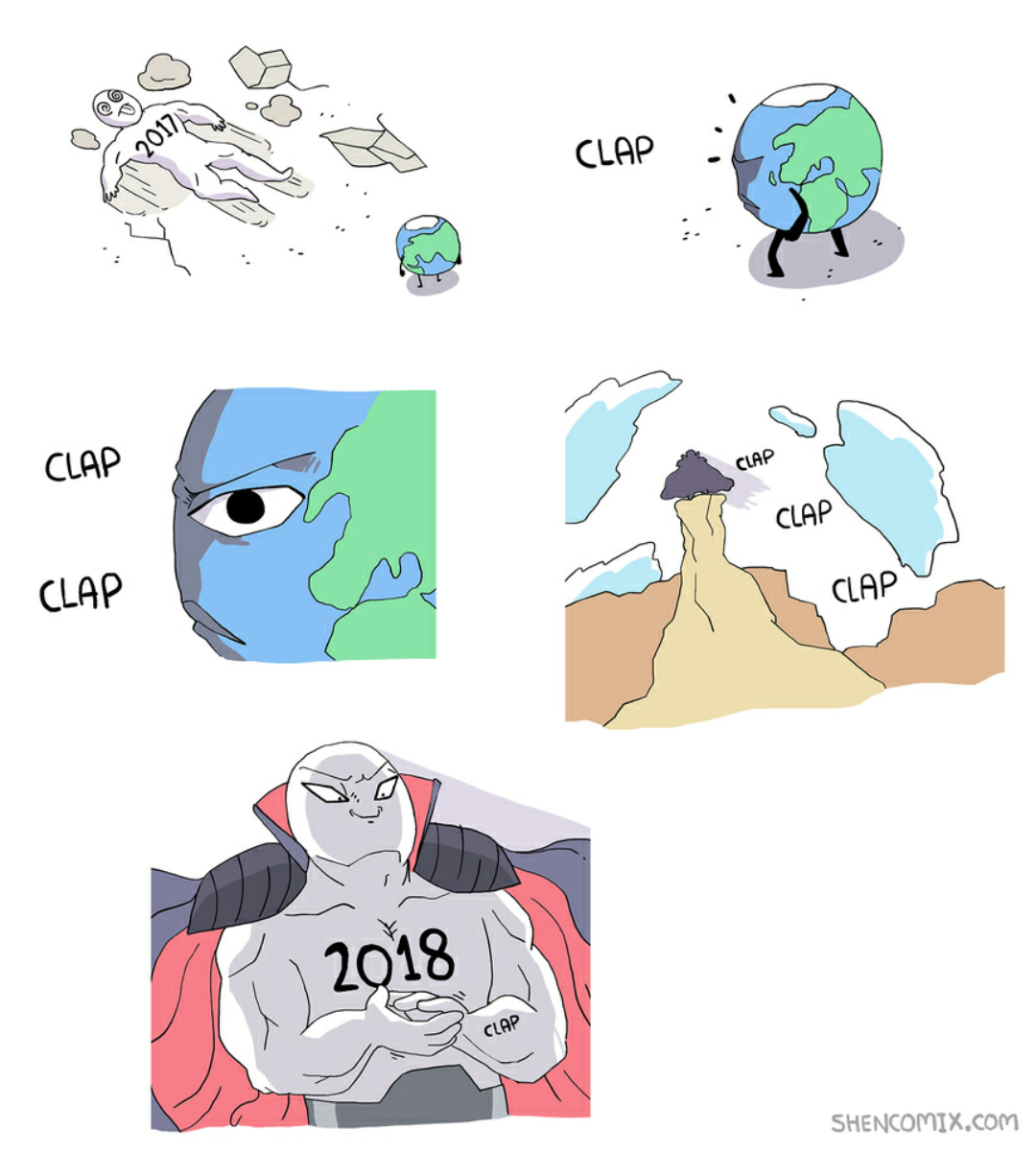 Уже очень скоро... - Owlturd, Рисунок, Новый Год, Тяжёлый год