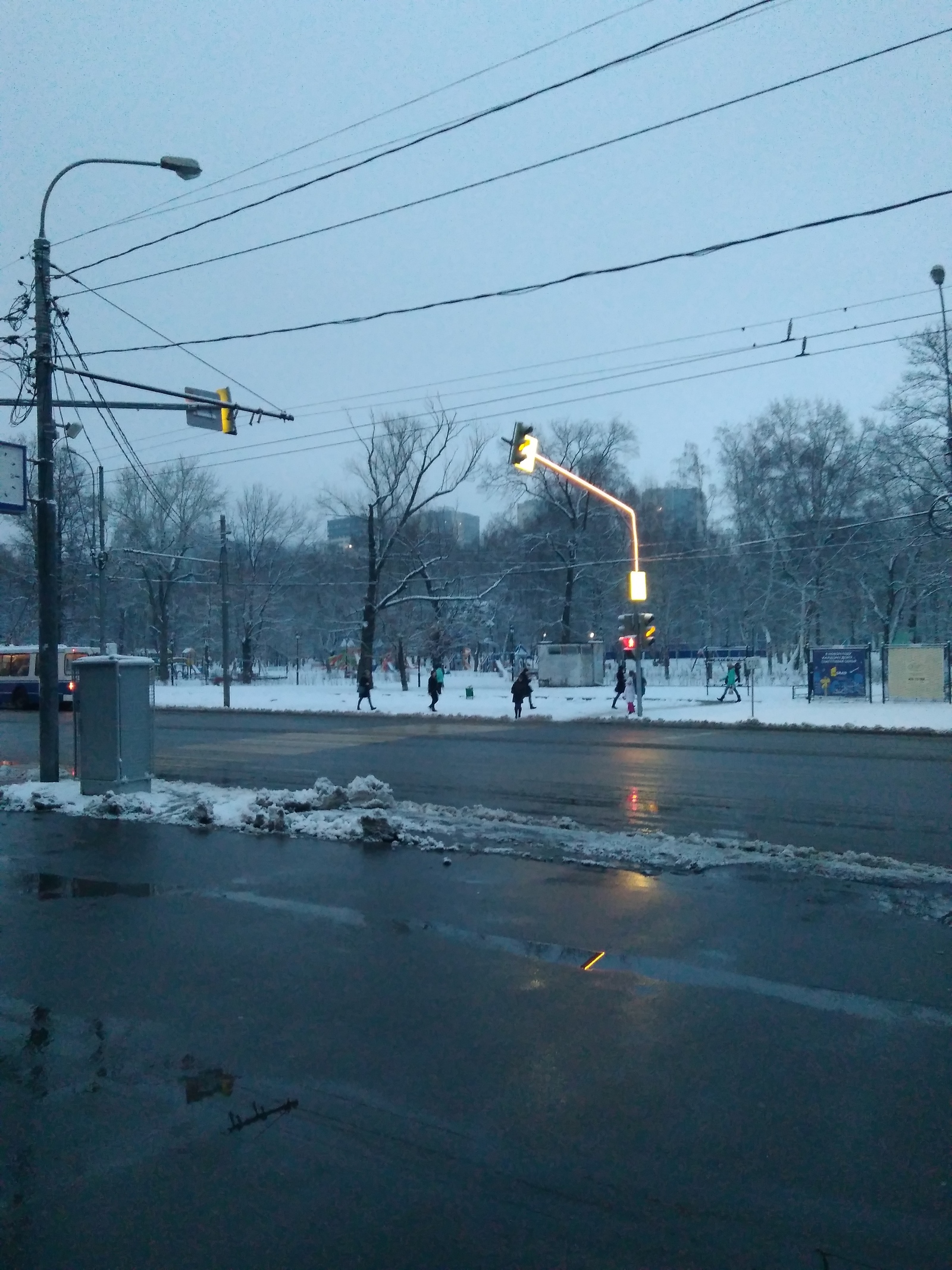 Traffic light near the school! Great idea! - My, Safety, Traffic lights, Road, Moscow, Video, Longpost