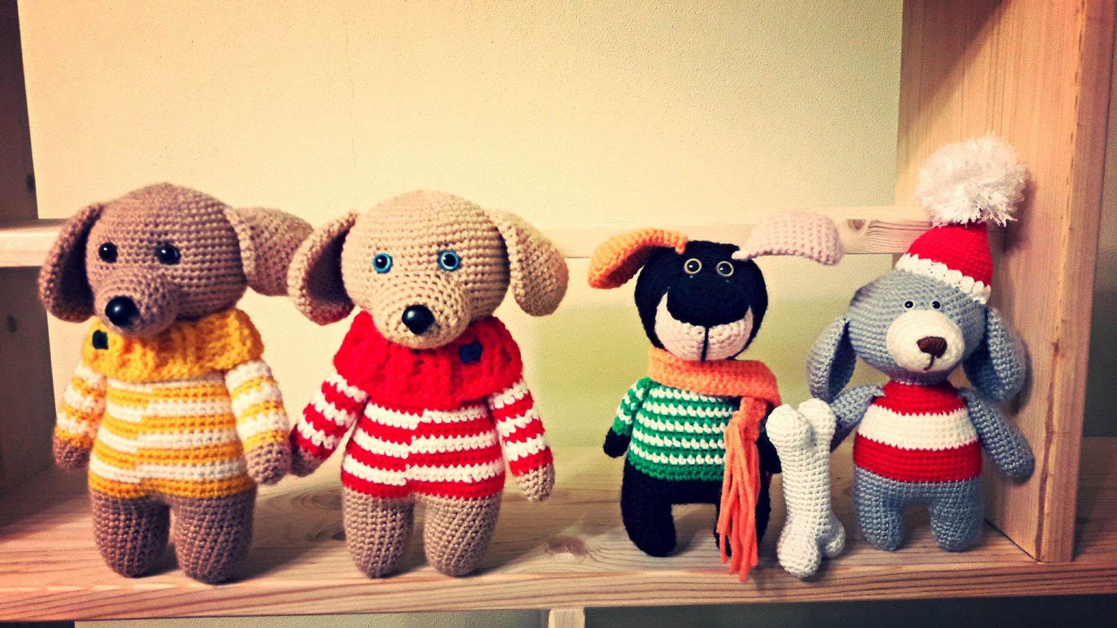 Do you love puppies? - My, Dog lovers, Amigurumi, With your own hands, Needlework without process, Longpost