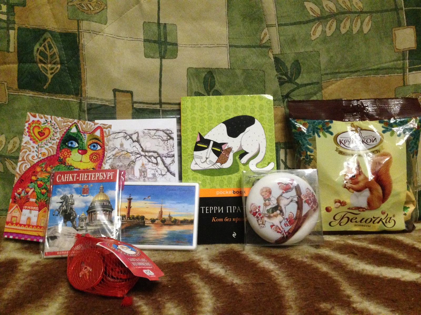 Gift from St. Petersburg - My, Secret Santa, Saint Petersburg, Presents, New Year, Taganrog, Gift exchange, cat