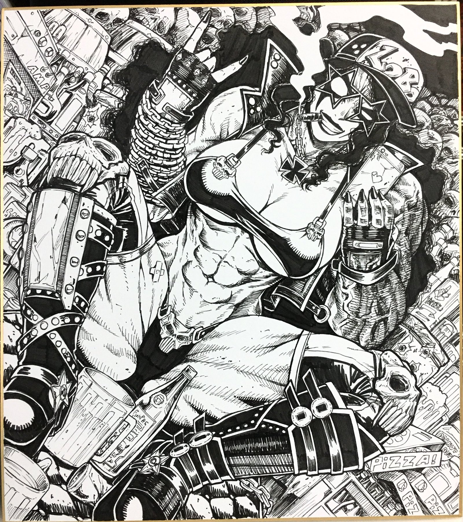 Lobo (rule 63) - , Art, Strong girl, Lobo, Dc comics, Rule 63, Longpost