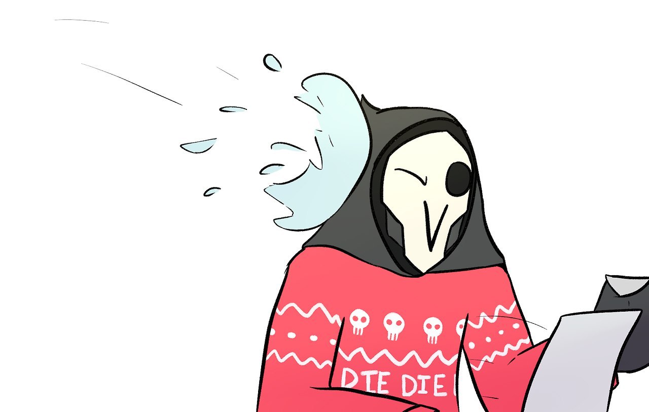 Poor Reaper - Overwatch, Reaper, Widowmakerdaily, Comics, Longpost