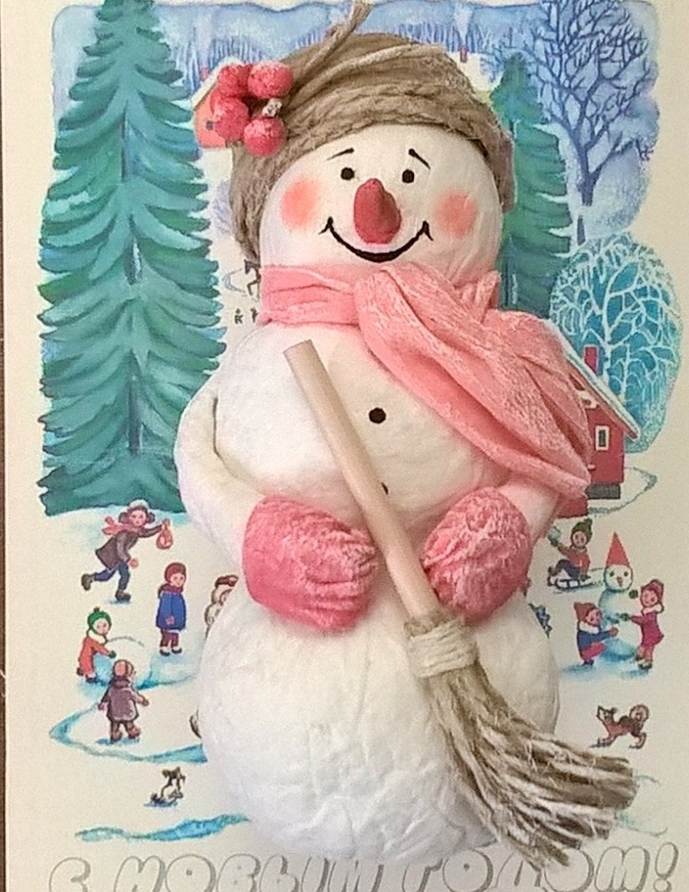 Cotton snowmen - My, Christmas decorations, snowman, Creation, Needlework without process, New Year, Longpost