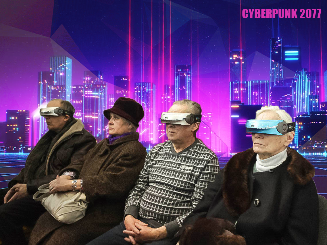 Here your old age was brought up - My, Humor, Cyberpunk 2077