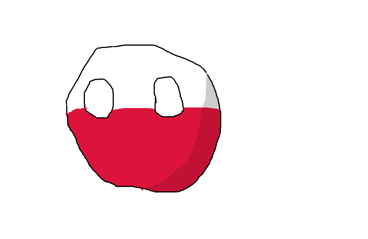 Критику кантриболла в студию! - Моё, Countryballs, Польша, Первый пост