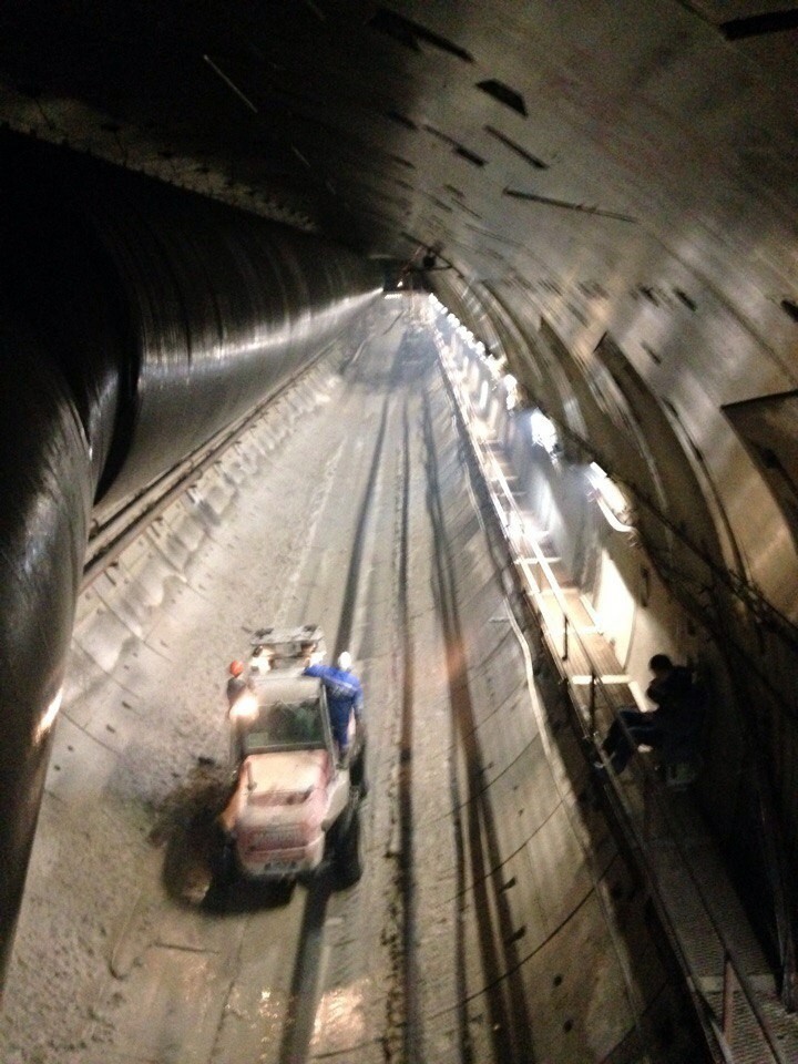 double track tunnel - My, Subway, Metro, Building, Subway, Longpost