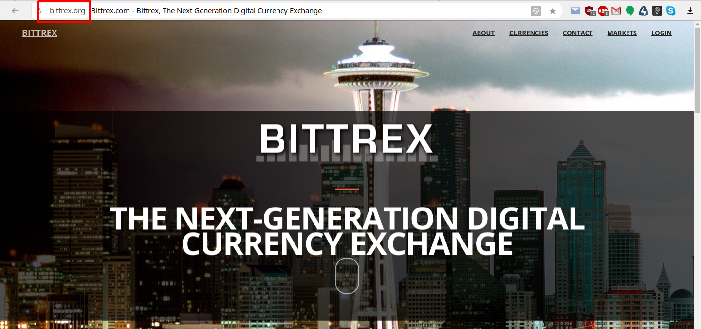 Bittrex-bjttrex? - My, The KGB, Bittrex, Stock exchange, Fake, Cryptoexchange, Longpost