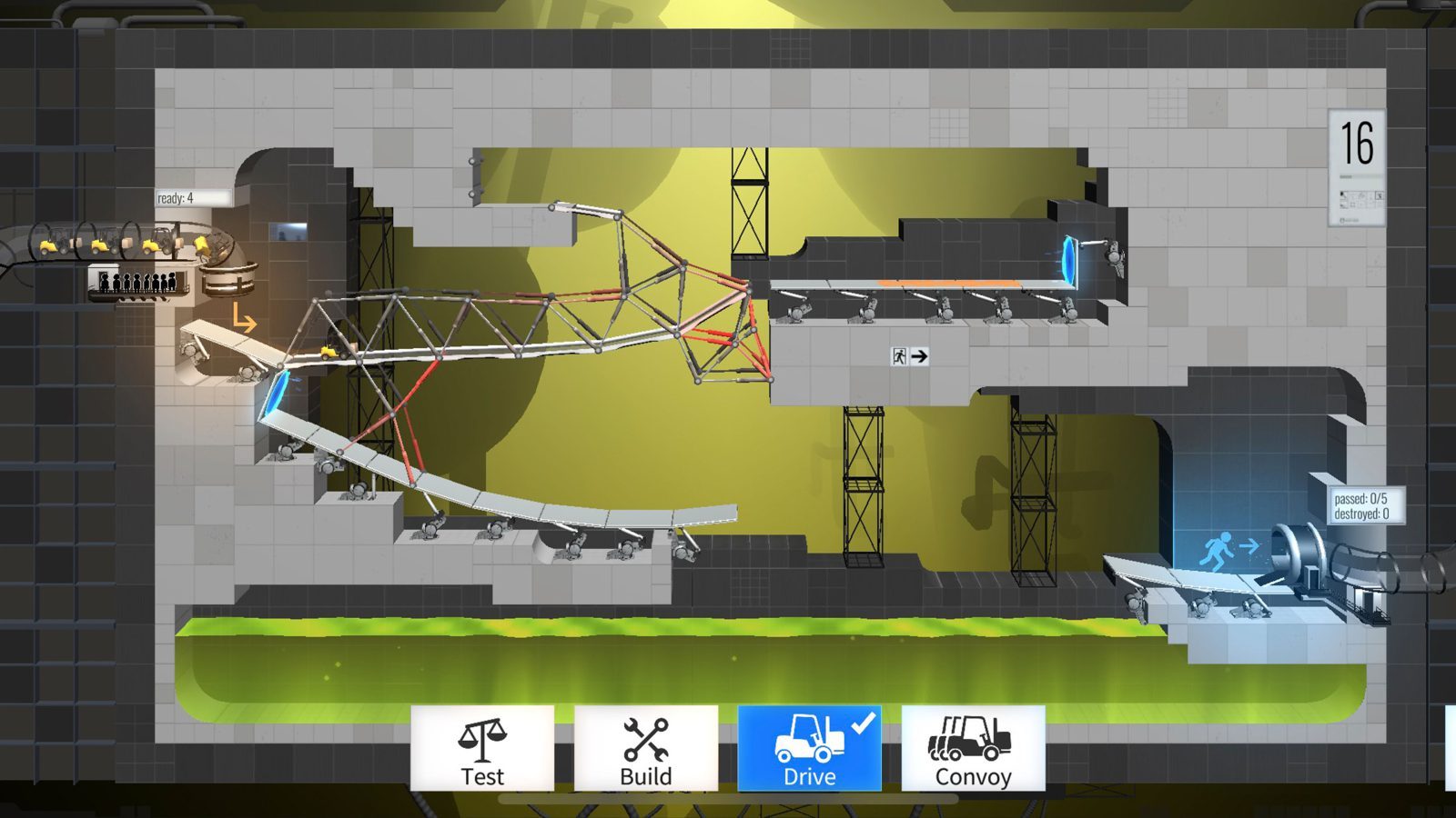 Bridge Constructor Portal Released - Steam, , Games, Головоломка, Portal, Video, Longpost