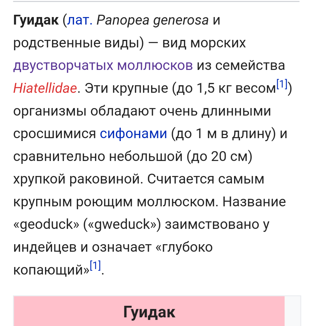 Вот такой вот Гуидак... - Моё, Гуидак, Неведомая хрень, Моллюск, Длиннопост