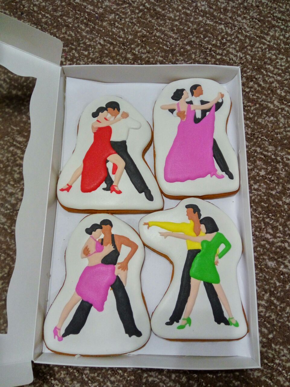 Gingerbread for dancers 2 - My, Gingerbread, Hobby, Handmade, Dancing, Presents, 